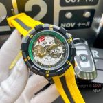 Replica Invicta S1 Rally Automatic Yellow Rubber Strap Men Watch